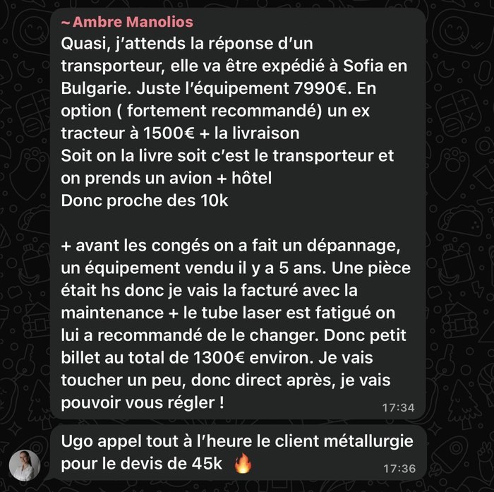 Témoignage client